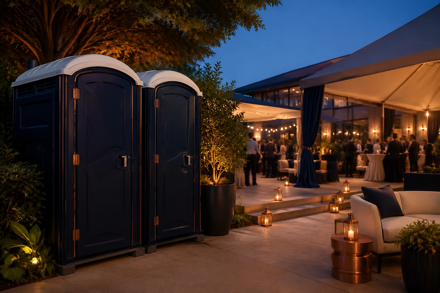 Portable restroom rental planning for Willis, TX