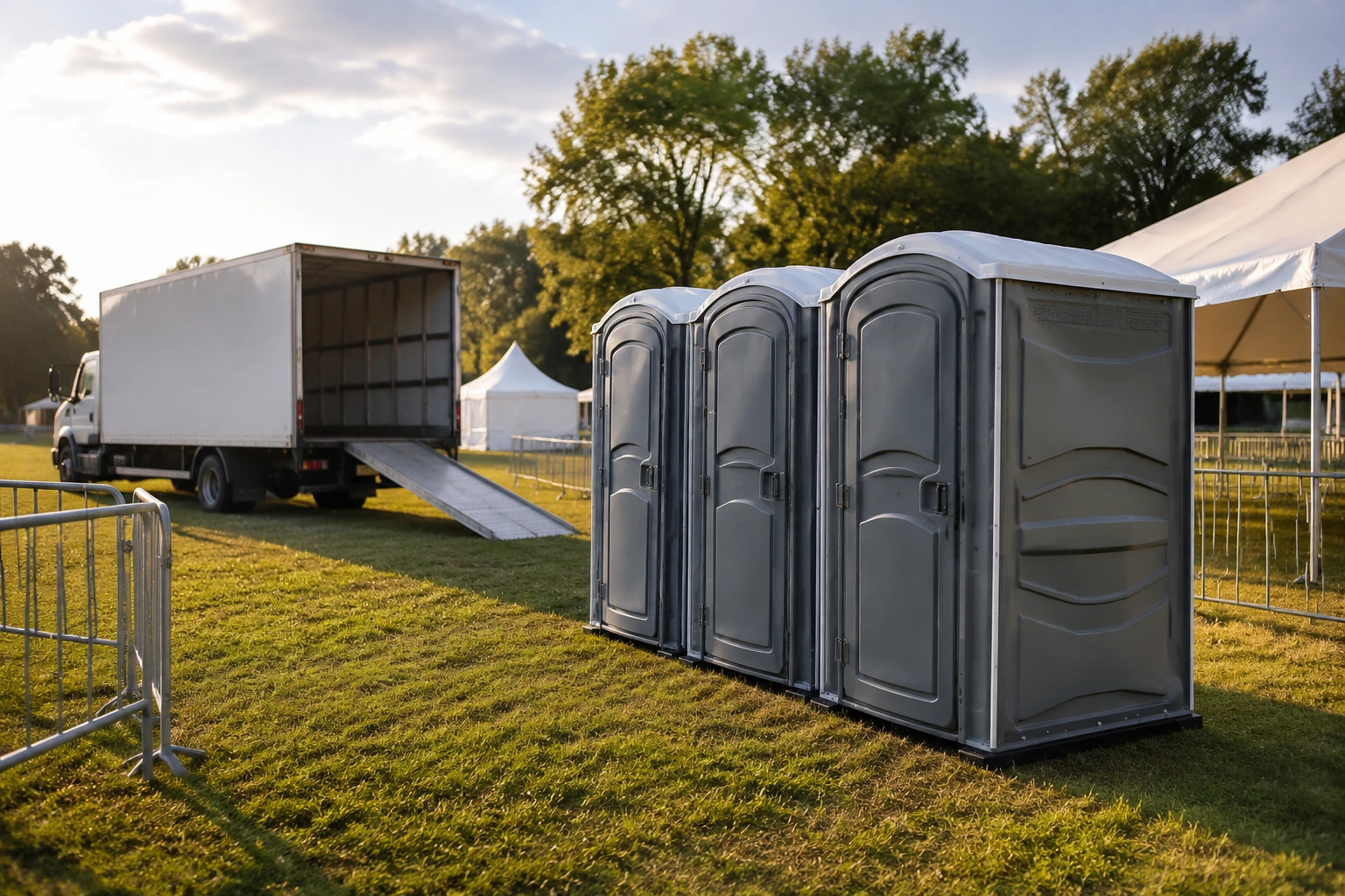 Portable restroom rental planning for Shenandoah, TX